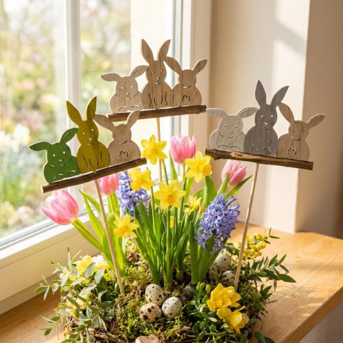 Dekostecker Hase H37cm 8St | Floristik24.de