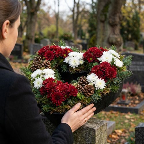 Artikel Oasis Black Biolit Pflanzherz 50cm Schwarz Pflanzschale Deko