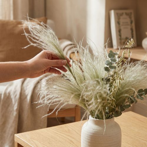 Federgras Trockenblumen Deko Natur 50g