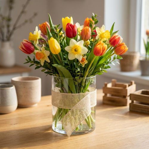 Juteband gebleicht 5cm 40m | Floristik24.de