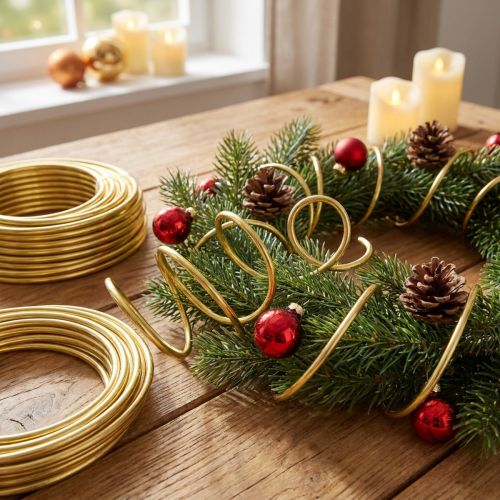Aludraht 5mm 500g Gold für Floristik, Basteln und Dekoration | Floristik24.de