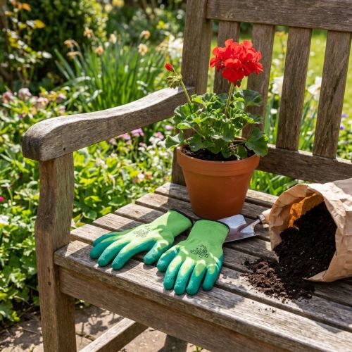 Kixx Nylon Gartenhandschuhe Gr.10 Grün | Floristik24.de