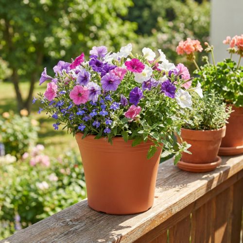 Topf „Irys“ Plastik Terrakotta Ø17cm H14cm 1 St | Floristik24.de