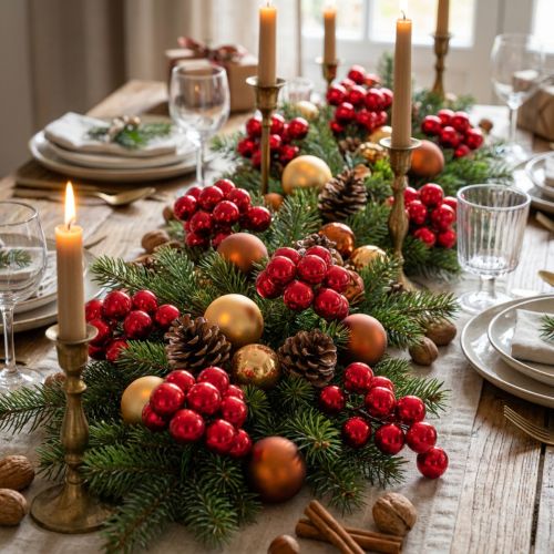 Artikel Spiegelbeeren Glas Weihnachtskugeln Rot Ø25mm 140 St