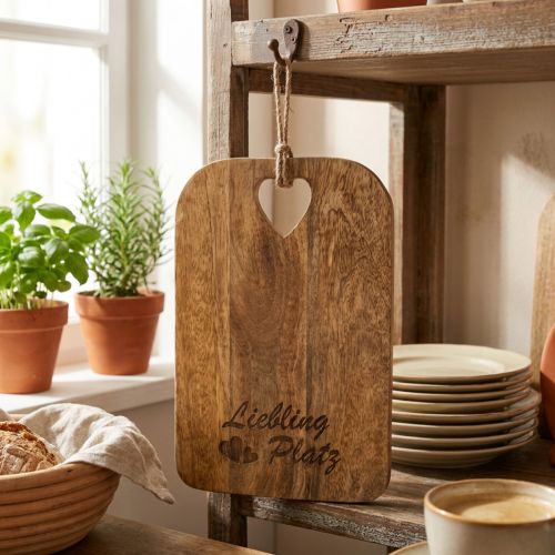 Hängedeko Holz Küchendeko 30x19,5cm Vintage-Stil