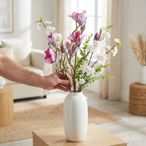 Kunstblume Magnolienzweig,