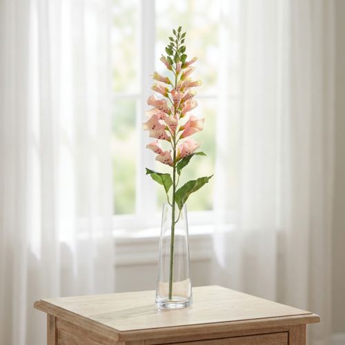 Künstlicher Fingerhut Lachs Kunstblume Stielblume H90cm | Floristik24.de