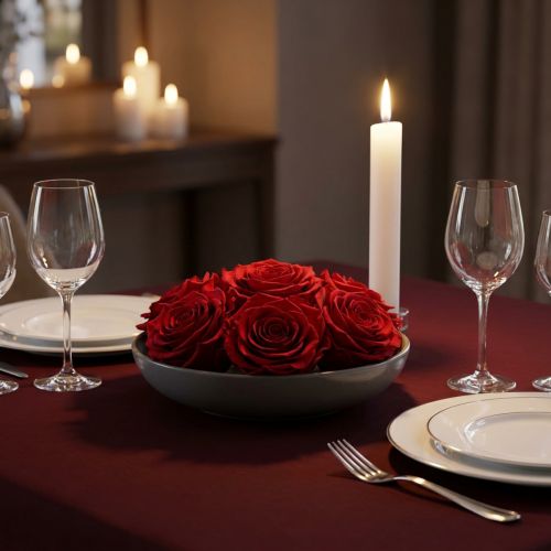 Infinity Rosen Groß Ø5,5-6cm Rot 6 St | Floristik24.de