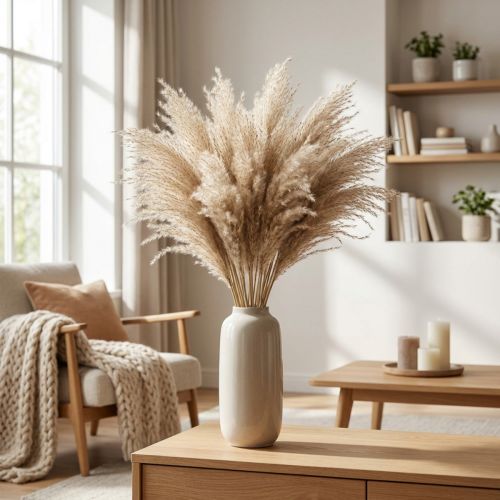 Trockengras Miscanthus 55-75cm Federgras Natur 100 St | Floristik24.de
