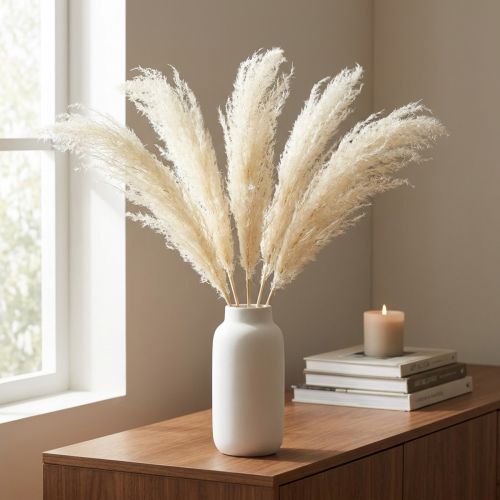 Asparagus Trockengräser Zierspargel Creme 90cm 5 St | Floristik24.de