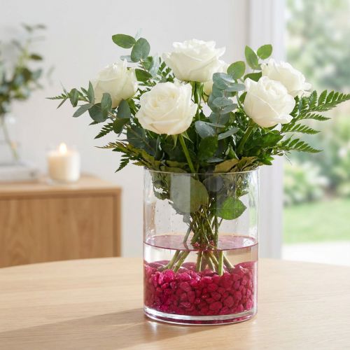 Dekosteine 9mm - 13mm Fuchsia 2kg | Floristik24.de