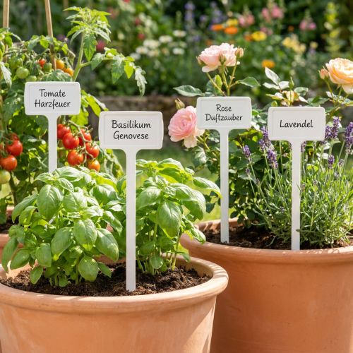 Pflanzenschilder Pflanzensteckschild zum Wechseln 50cm 10St | Floristik24.de