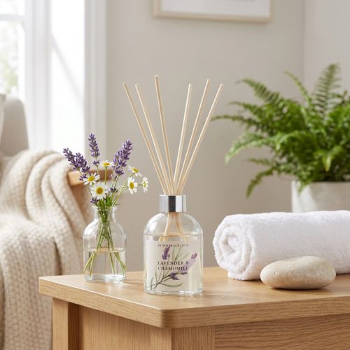 Duftstäbchen Lavendel Kamille Diffuser aus Glas 100ml | Floristik24.de