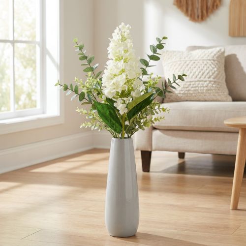 Rispenhortensie Cremeweiß, Künstliche Hortensie, Seidenblume 98cm | Floristik24.de