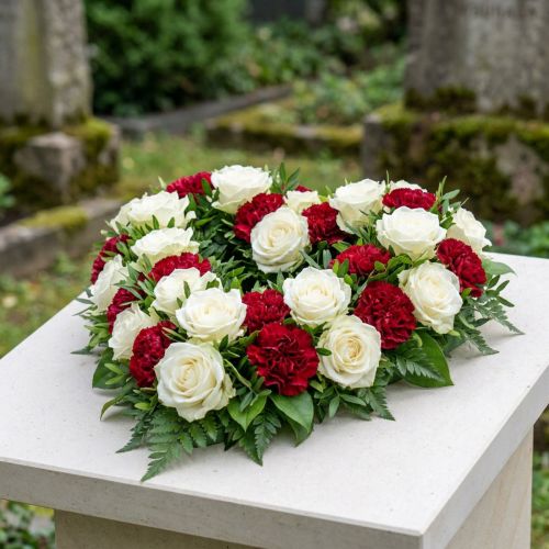 Artikel Steckmasse Herz Steckschaum Grün 24cm x 25cm 2 St