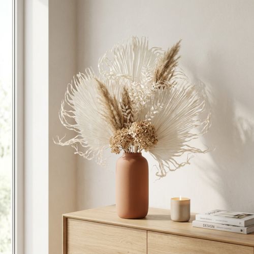 Palmwedel getrocknet 45cm 5 St gebleicht