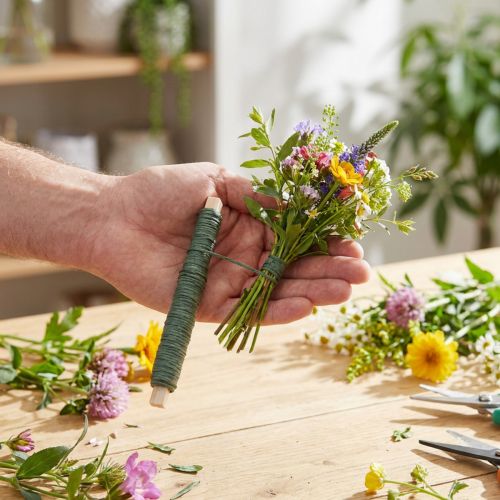 Artikel Wickeldraht Grün Basteldraht Papierwickeldraht Ø0,8mm 22m