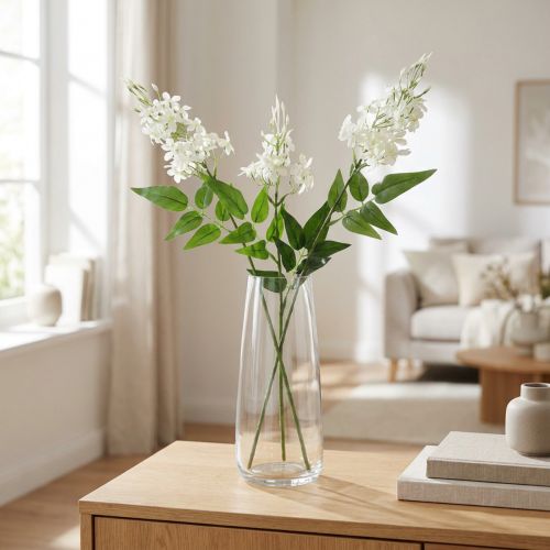 Blütenzweig Phlox Künstliche Blumen Weiß 78cm 3St | Floristik24.de