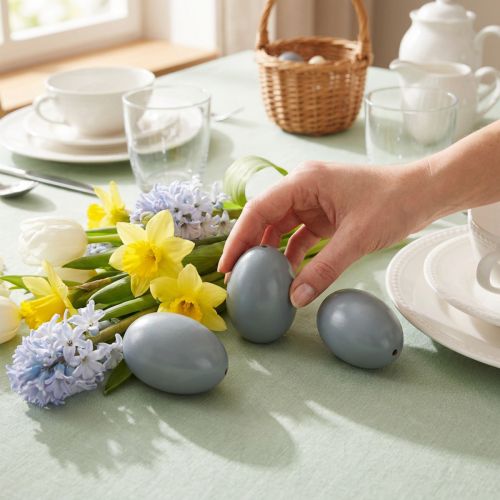Gänseeier Grau Ausgeblasene Dekoeier 10 Stück