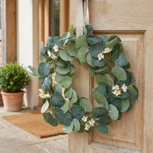 Türkranz Eukalyptus künstlich Ø38cm Deko
