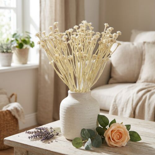 Artikel Künstliches Currykraut Weiß Beige L28cm 12 St 1 Bund