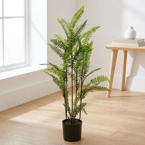 Künstlicher Farn im Topf Grün 80cm