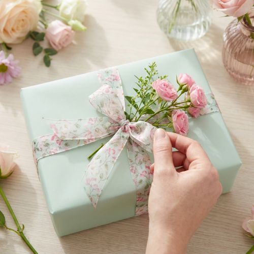 Artikel Geschenkband florales Design für elegante Geschenkverpackungen 15m