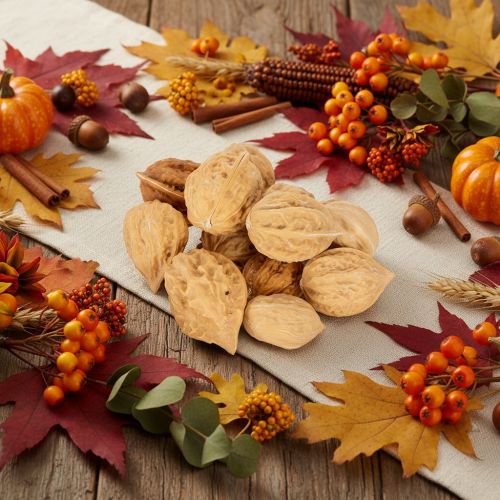Artikel Walnüsse zur Dekoration Naturprodukt Natur 3-4cm 300g