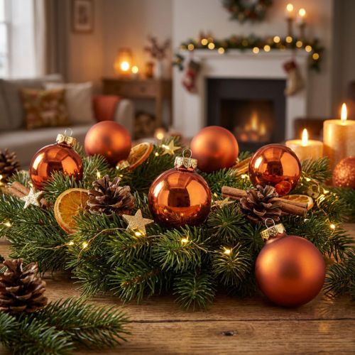 Weihnachtskugeln Orange Mini Glaskugeln Ø2,5cm 22 St | Floristik24.de