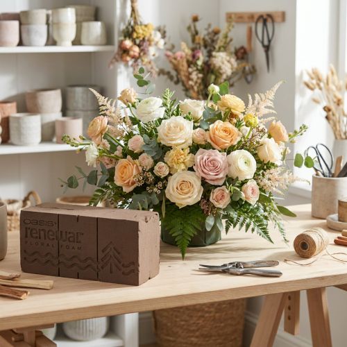 Oasis Renewal Steckschaum 23cm 1 Ziegel | Floristik24.de