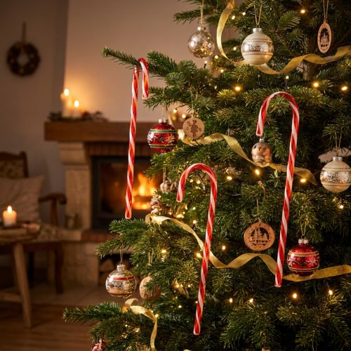 Künstliche Zuckerstange Weihnachtsdeko 60cm 3St | Floristik24.de