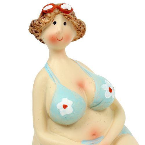 Floristik24 Frauen mit Bikini Kantenhocker Sommerdeko 15cm 2St