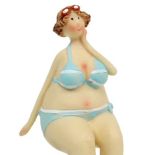 Floristik24 Frauen mit Bikini Kantenhocker Sommerdeko 15cm 2St
