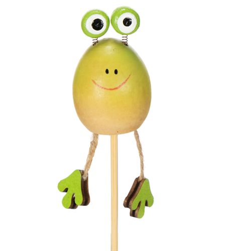 Frosch Gartenstecker zur Dekoration von Pflanzenkübeln im Frühjahr oder Sommer 34cm 6 St