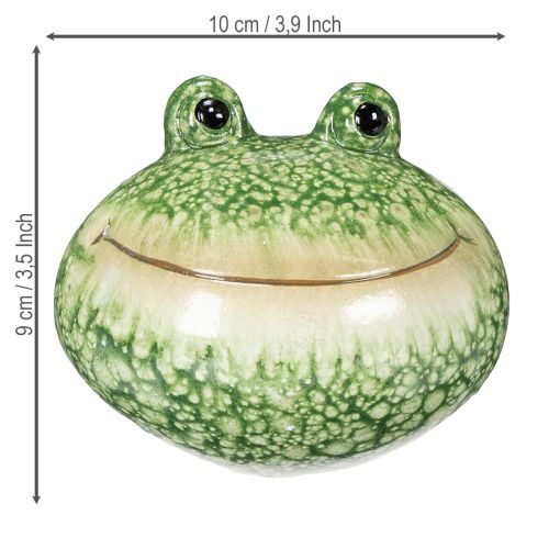 Artikel Deko Frosch Figur für verspielte Wohn und Gartendekoration grün 11cm 2St