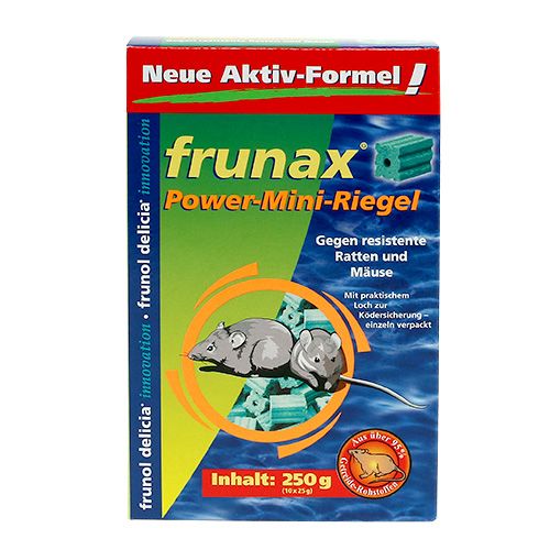 Floristik24 Frunax Power-Mini-Riegel gegen Ratten und Mäuse 250g