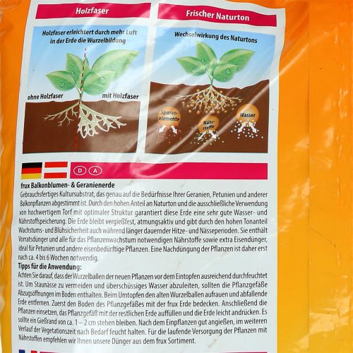 Floristik24 FRUX Balkonblumen- und Geranienerde 40l