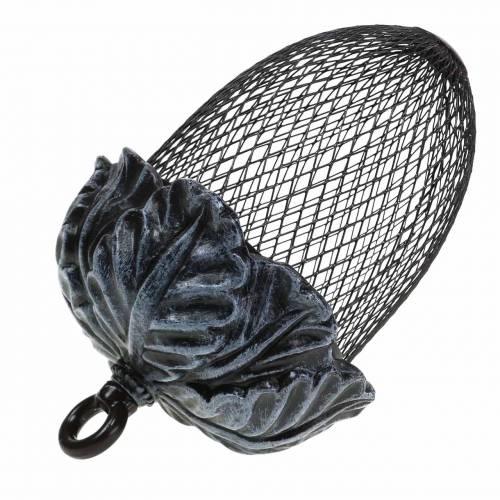 Artikel Futterstelle Eichel zum Hängen Metall Ø13cm H20,5cm