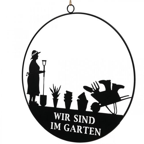 Artikel Metall-Deko mit Schriftzug für Garten und Eingang