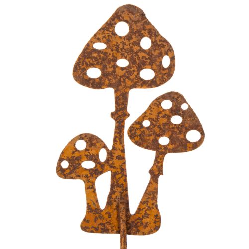 Gartenstecker Edelrost Fliegenpilz Deko Stecker 10cm 6 St | Floristik24.de