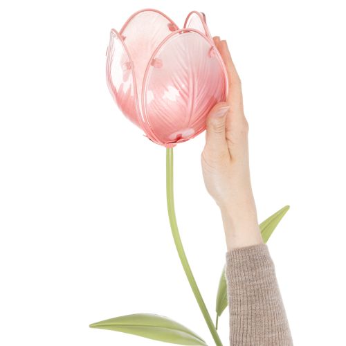 Gartenstecker Blume Dekorative Tulpe für Blumenbeete und Rabatten 94cm | Floristik24.de