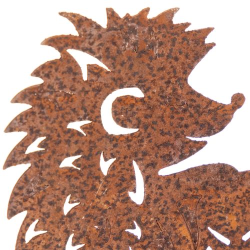 Gartenstecker Igel Motiv Rost Deko für Sommer und Herbst 53cm | Floristik24.de