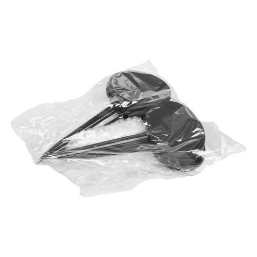 Artikel Beetstecker Gartenstecker Holz Holzschilder Oval Schwarz H17,5cm 12St