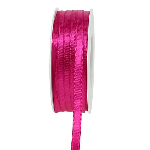 Floristik24 Geschenk- und Dekorationsband 6mm x 50m Pink