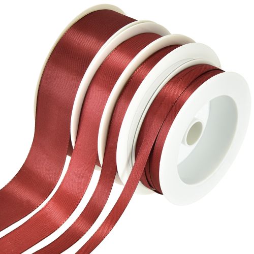Geschenkband Dekoband Bordeaux 50m Verschiedene Größen