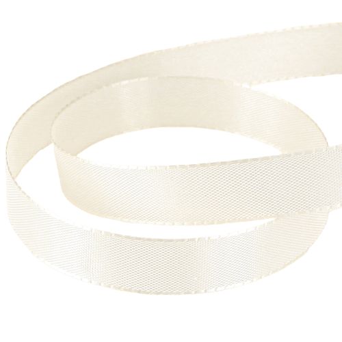 Artikel Geschenkband Dekoband Taftband Creme 15mm 50m