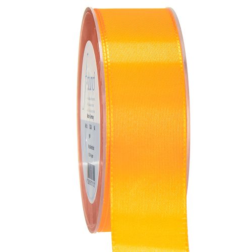 Geschenkband Dekorationsband Orange Seidenband 40mm 50m
