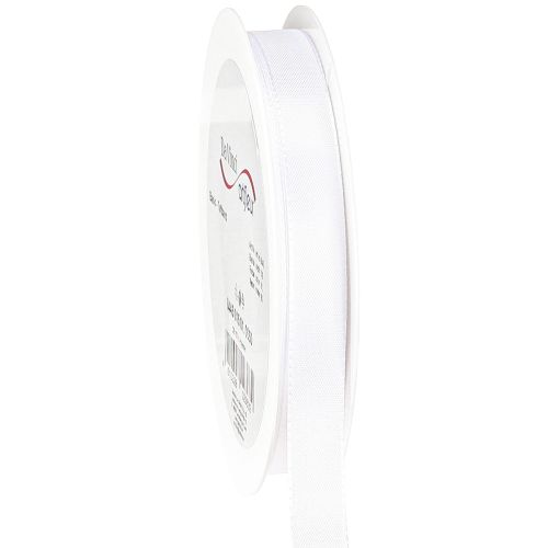 Artikel Geschenkband Dekorationsband Taftband Weiß 15mm 50m