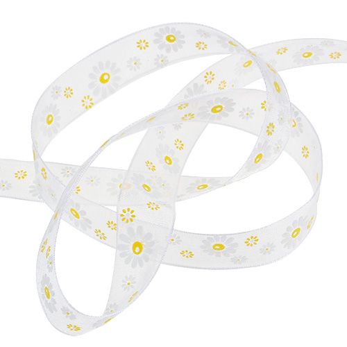 Geschenkband Weiß 20mm 20m | Floristik24.de