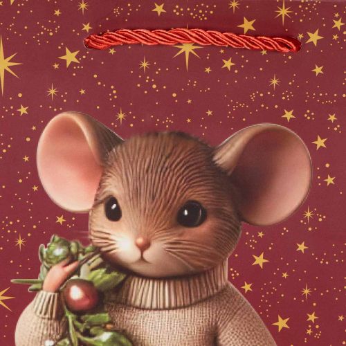 Geschenktüte mit Mausmotiv und